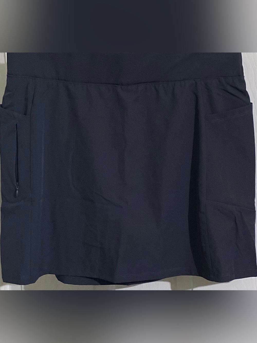 RBX WOMENS NEW CHARCOAL GRAY ATHLETIC SKORT WITH SIDE POCKETS